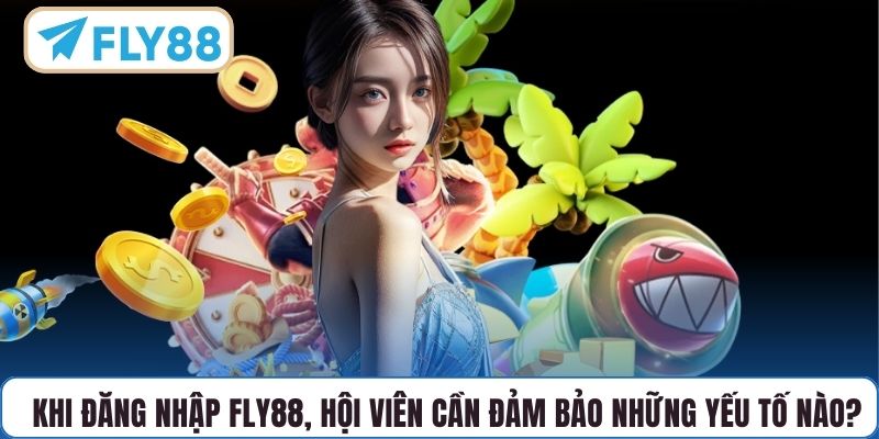Khi đăng nhập FLY88, hội viên cần đảm bảo những yếu tố nào?